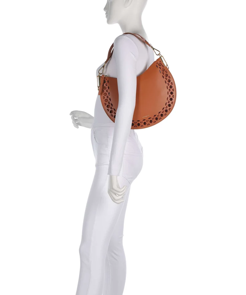 Coccinelle Sunup Monogram Sangallo Beuteltasche crab