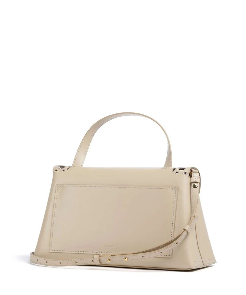 Coccinelle Nikla Monogram Sangallo Handtasche sandshell