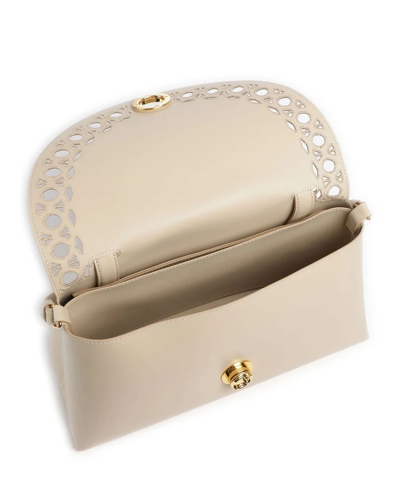 Coccinelle Nikla Monogram Sangallo Handtasche sandshell