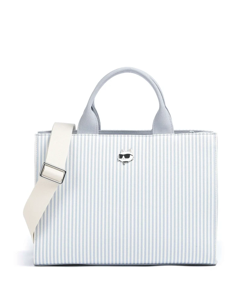 Karl Lagerfeld Ikon Medium Handtasche kentucky blue stripe