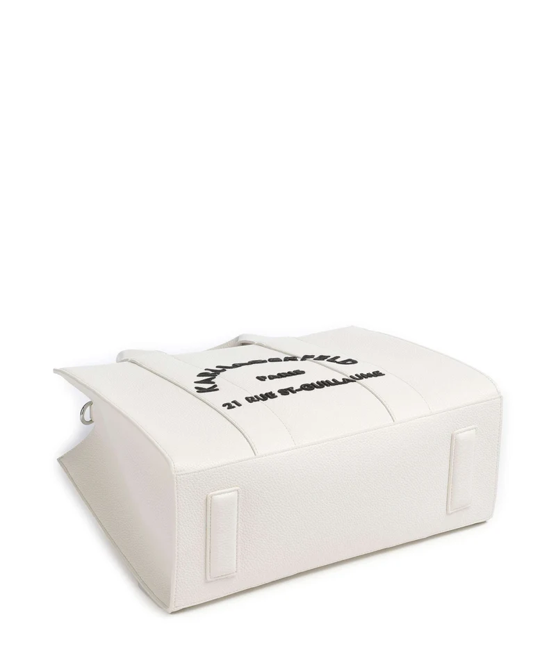Karl Lagerfeld K/Rue St Guillaume Medium Handtasche off white