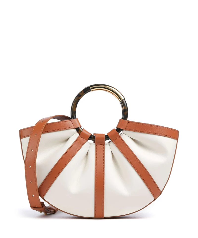 Coccinelle Shell Handtasche crab/pearl