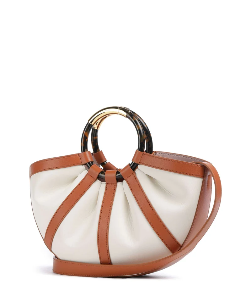 Coccinelle Shell Handtasche crab/pearl