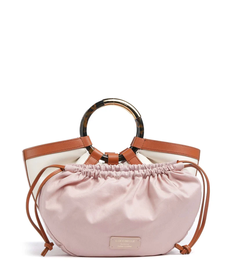 Coccinelle Shell Handtasche crab/pearl