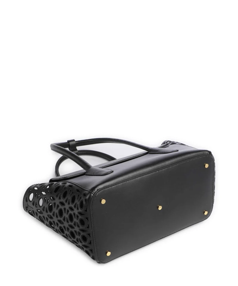 Coccinelle Beat Double Monogram Handtasche noir