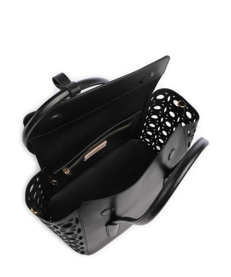 Coccinelle Beat Double Monogram Handtasche noir