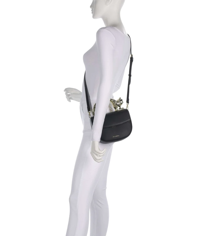 Karl Lagerfeld Ikon Choupette Umhängetasche black