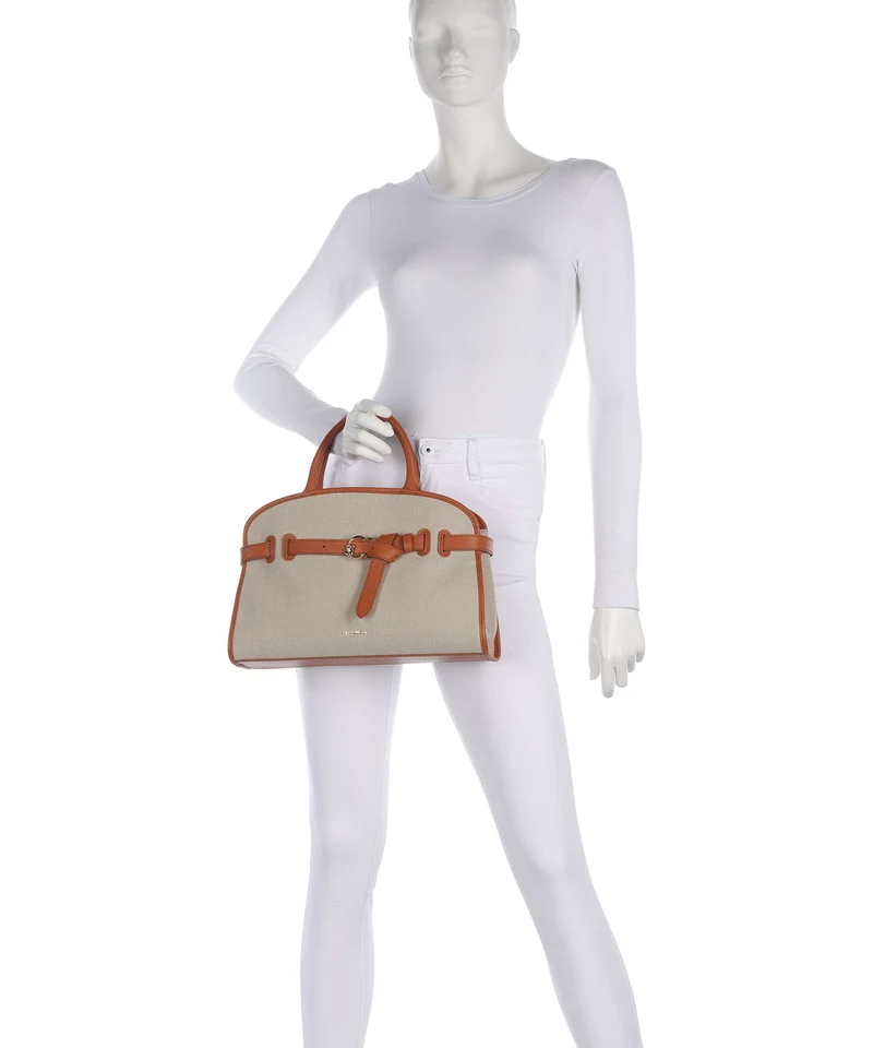 Coccinelle Sabine Canvas Handtasche natural/crab