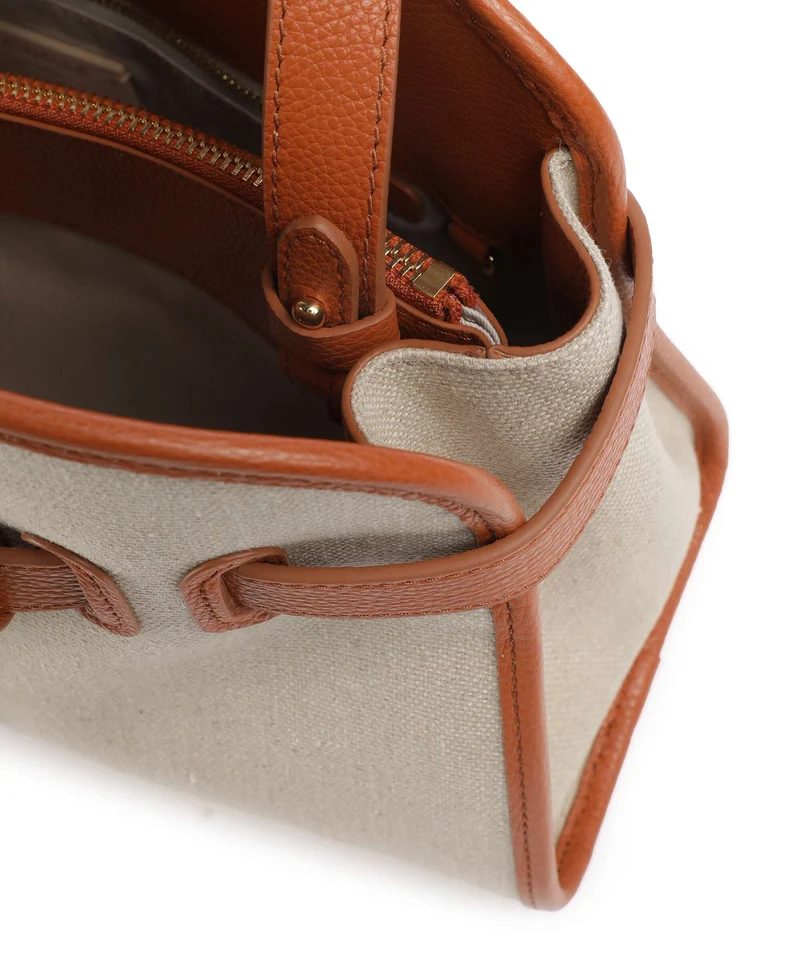 Coccinelle Sabine Canvas Handtasche natural/crab