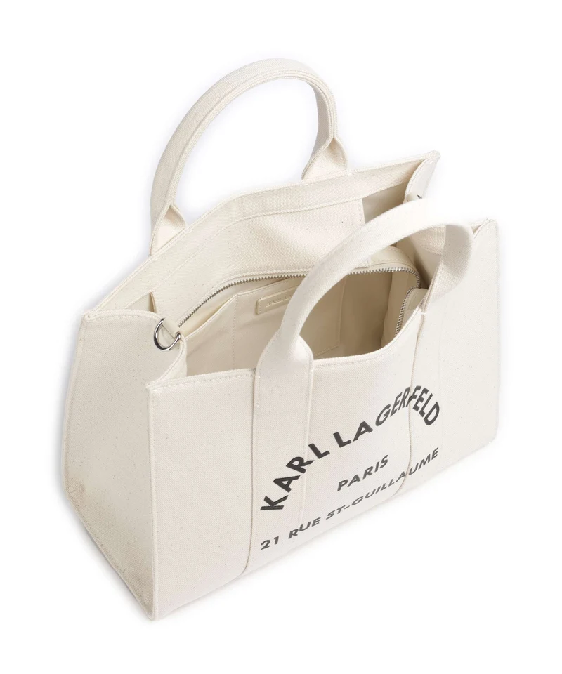Karl Lagerfeld K/Rue St Guillaume Medium Handtasche natural