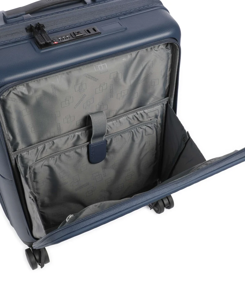 American Tourister Dashpop 4-Rollen Trolley midnight blue