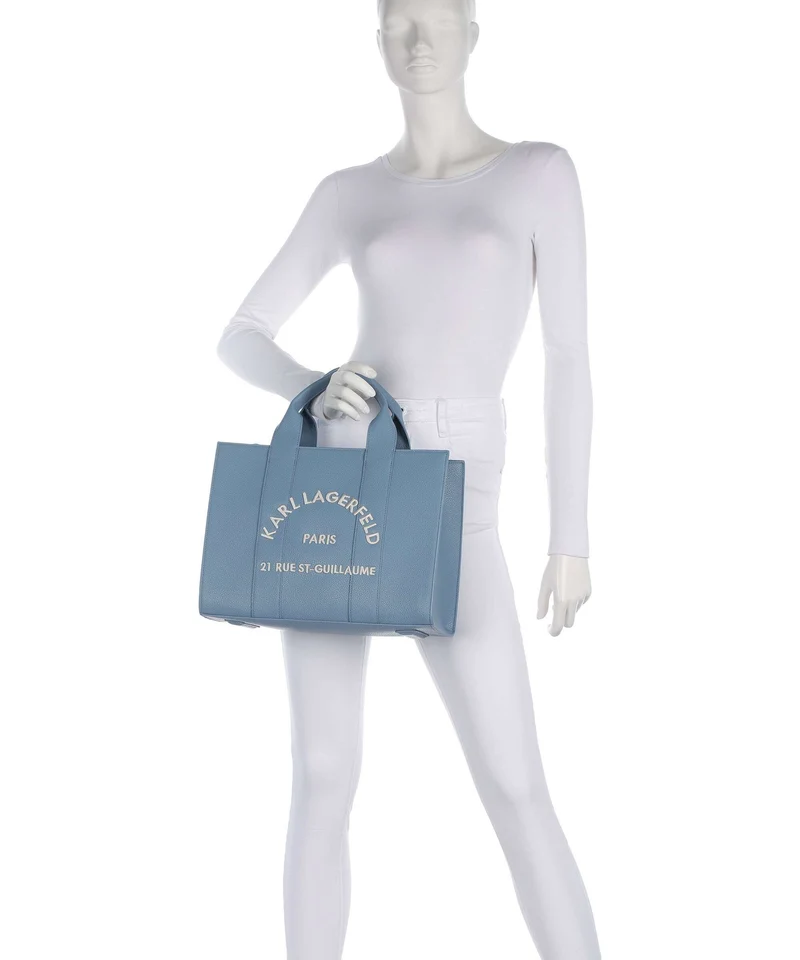 Karl Lagerfeld K/Rue St Guillaume Medium Handtasche blue bloom