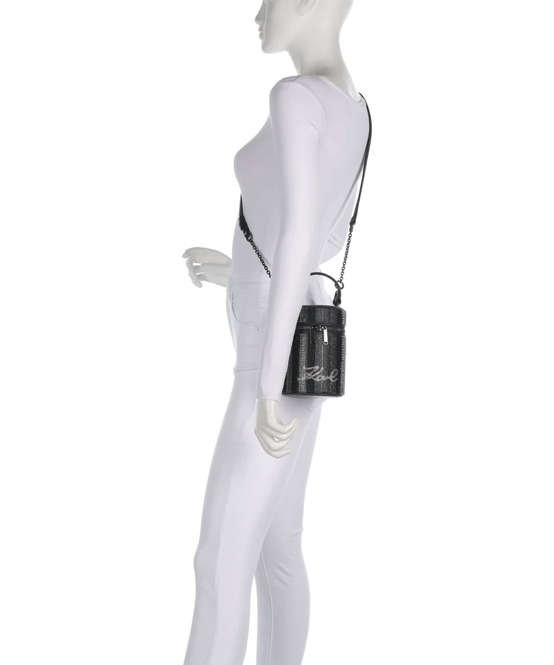 Karl Lagerfeld K/Soiree Bucket Handtasche black embellishment