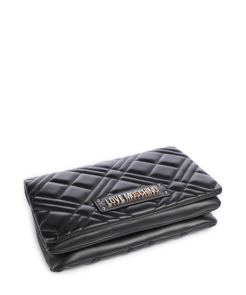Love Moschino Quilted Schultertasche nero