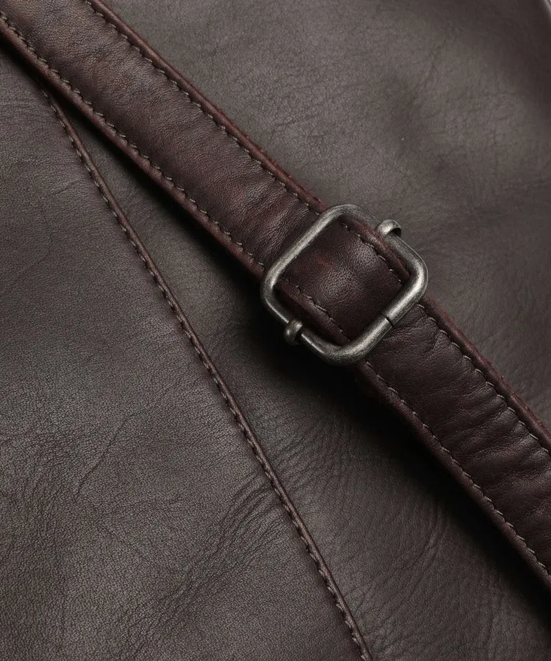 The Chesterfield Brand Wax Pull Up Cow Floran Rucksack brown