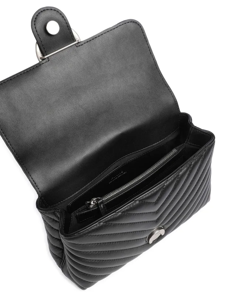 Pinko Love Lady Puff Mini Handtasche nero/old silver