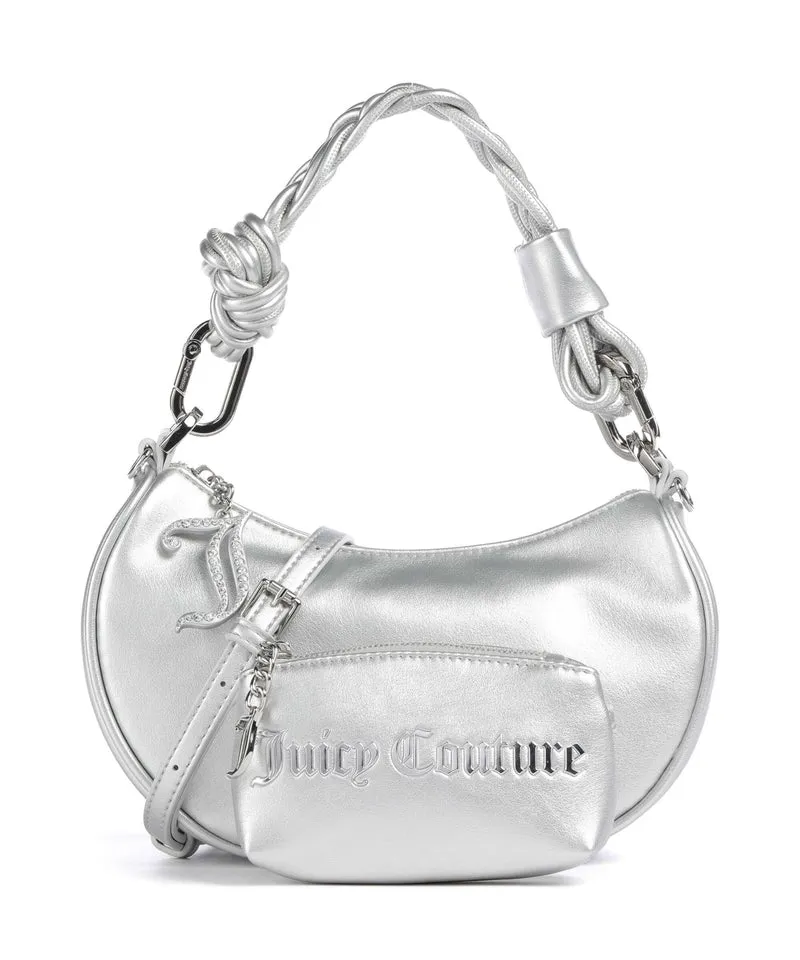 Juicy Couture Blossom Twist S Schultertasche silver