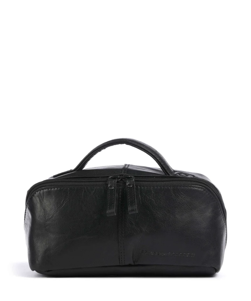 Spikes & Sparrow Bronco Frenchy Kulturbeutel black