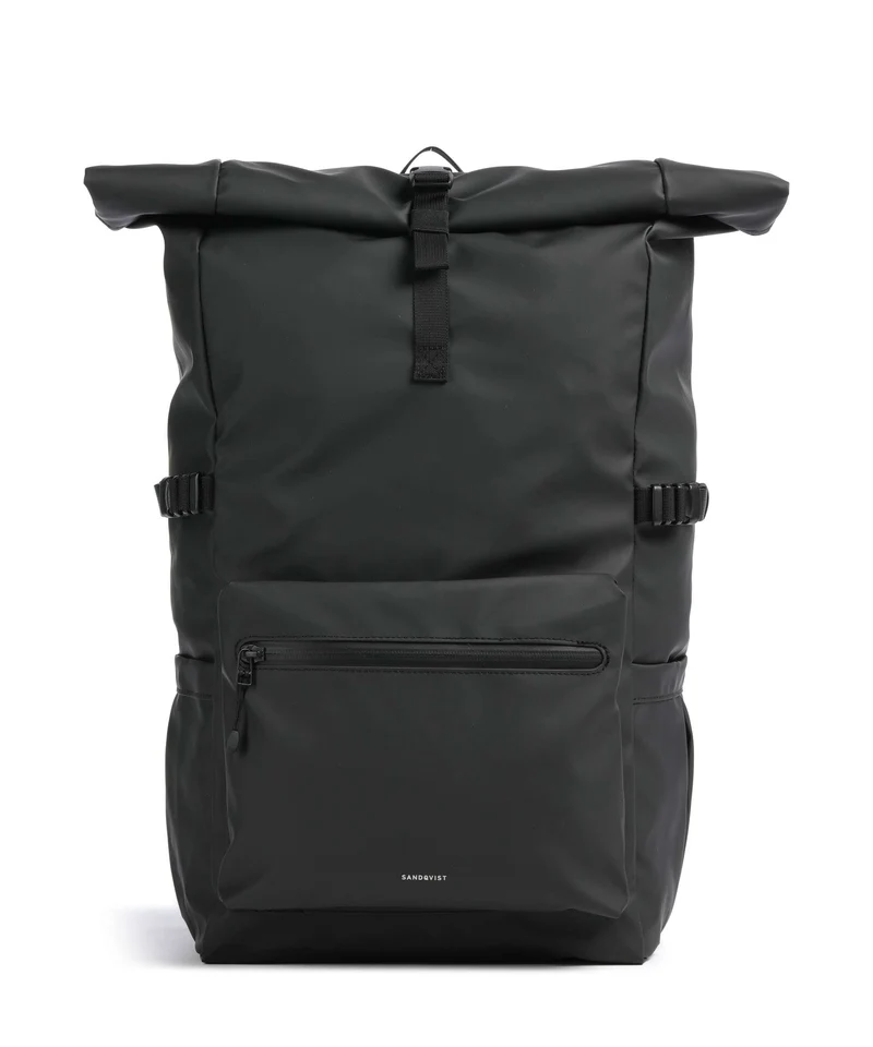Sandqvist Stream L Rolltop Rucksack black