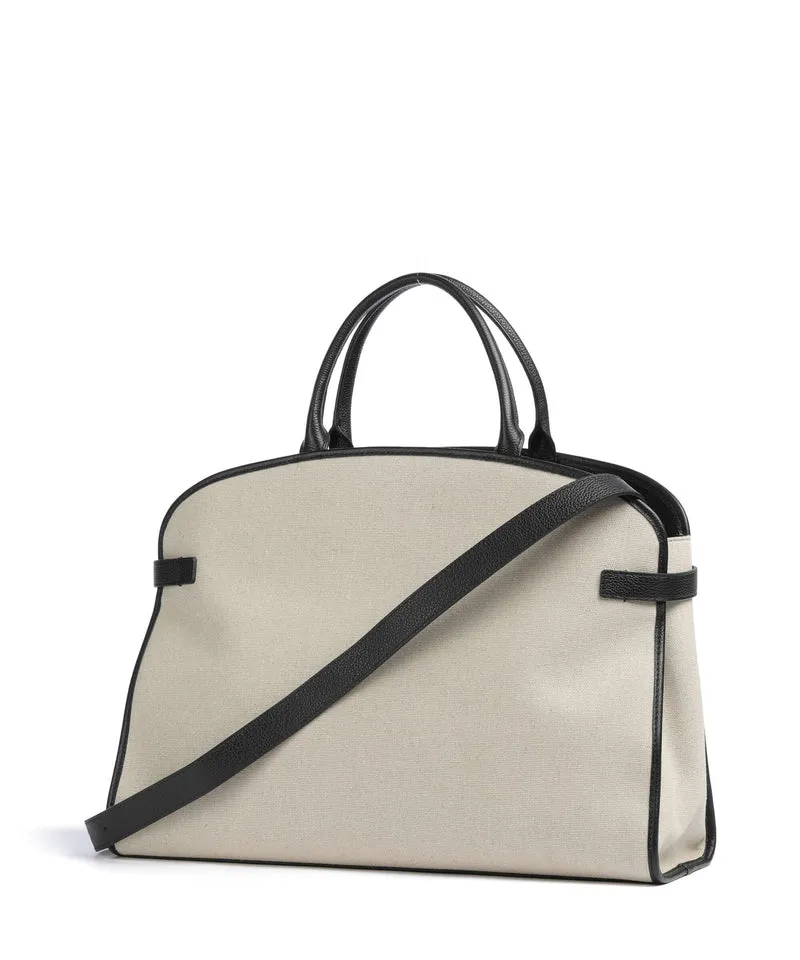 Coccinelle Sabine Canvas Handtasche natural/noir