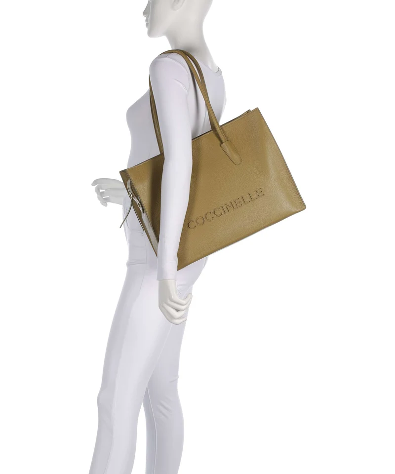 Coccinelle Myrtha Shopper seagrass