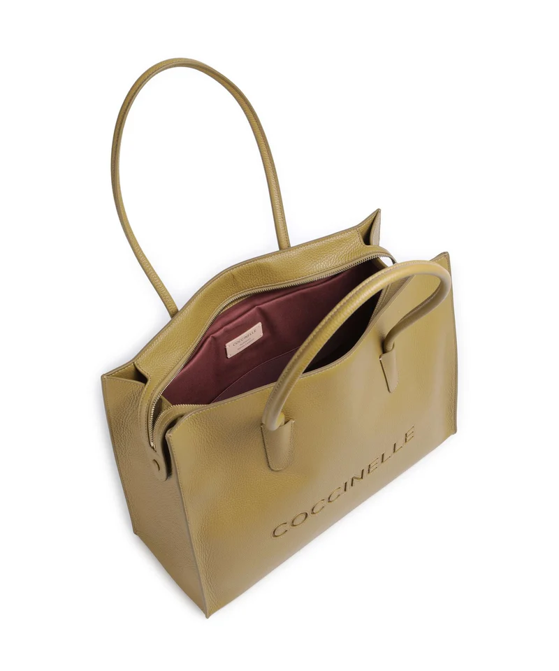 Coccinelle Myrtha Shopper seagrass