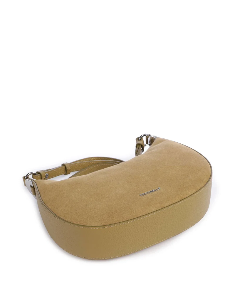 Coccinelle Fujiko Suede Umhängetasche seagrass