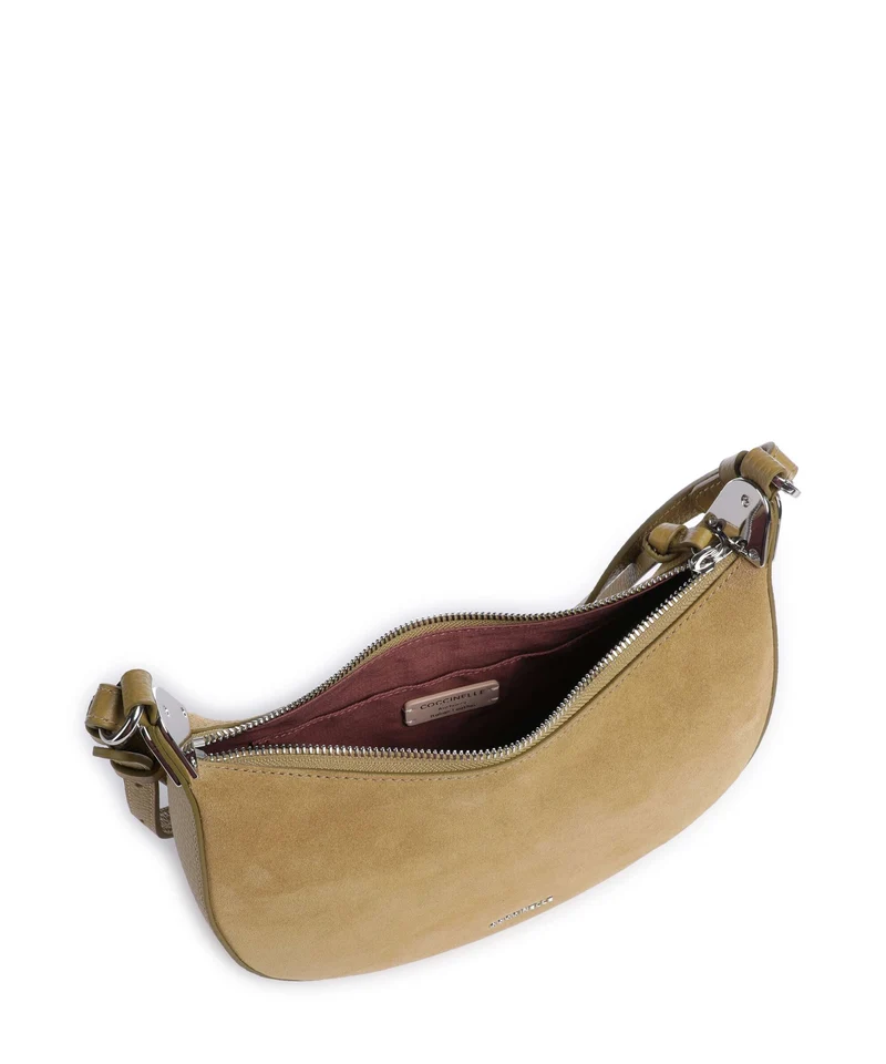 Coccinelle Fujiko Suede Umhängetasche seagrass