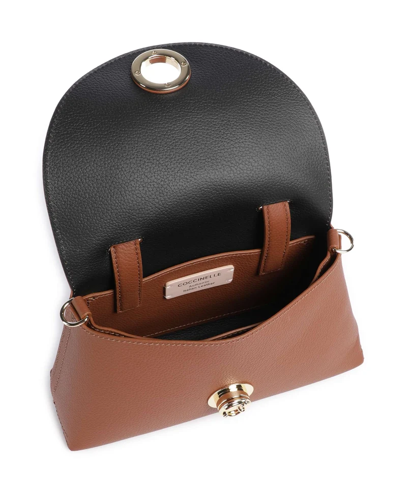 Coccinelle Nikla Handtasche cognac/noir