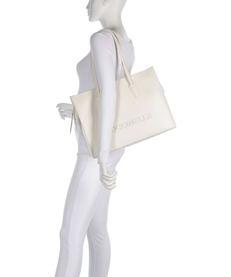 Coccinelle Myrtha Shopper pearl