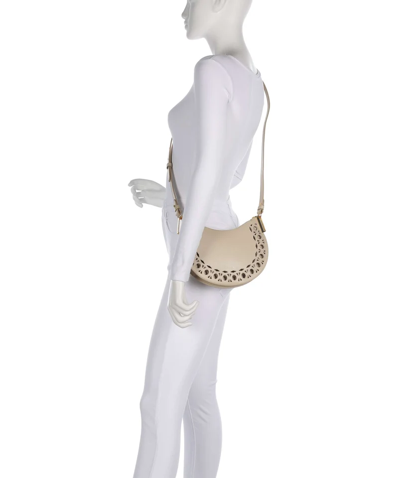 Coccinelle Sunup Monogram Sangallo Schultertasche sandshell