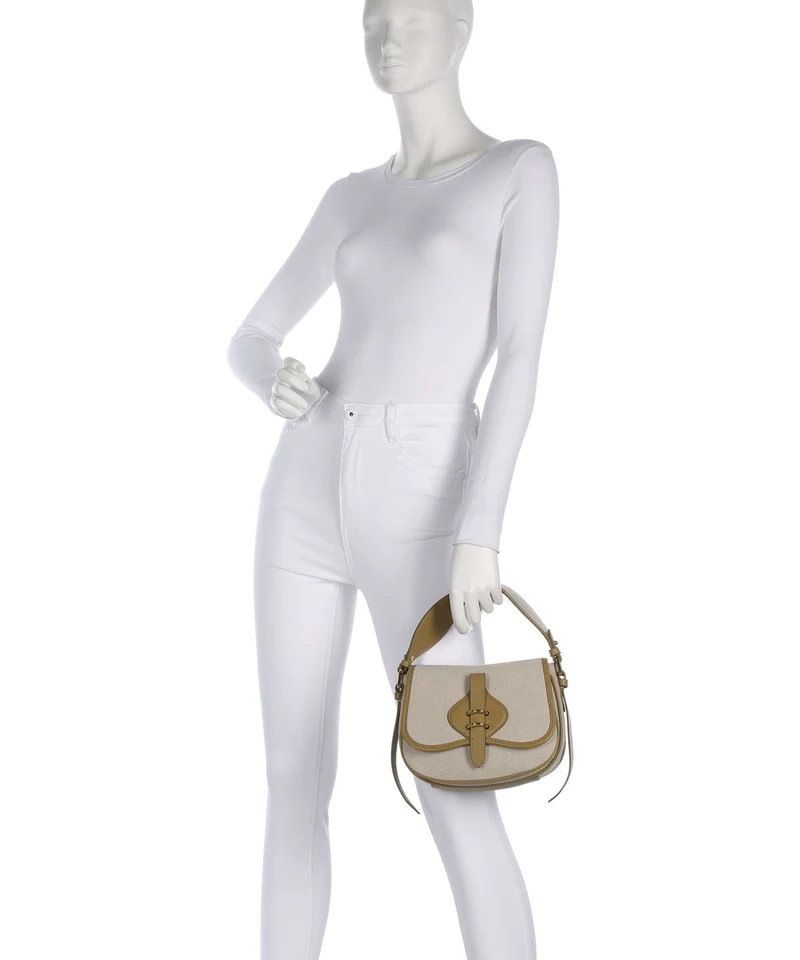 Coccinelle Mavery Canvas Handtasche natural/seagrass