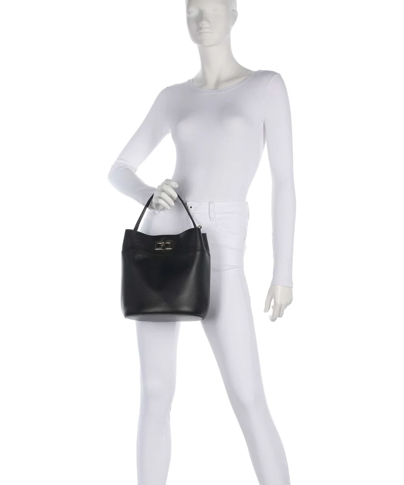 Furla Amelia M Bucket Handtasche nero