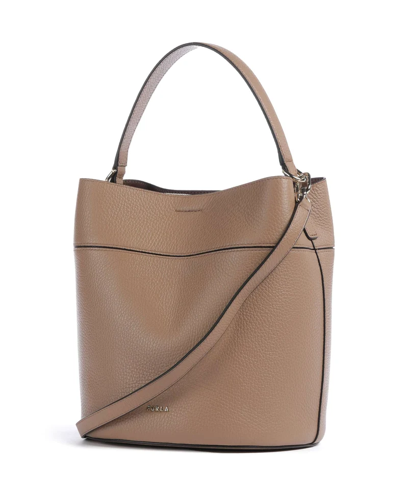 Furla Amelia M Bucket Handtasche toffee
