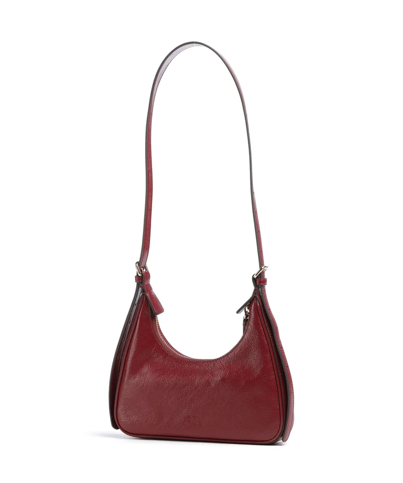 Pinko Miss Pinko Mini Schultertasche rosso scuro/gold mordore