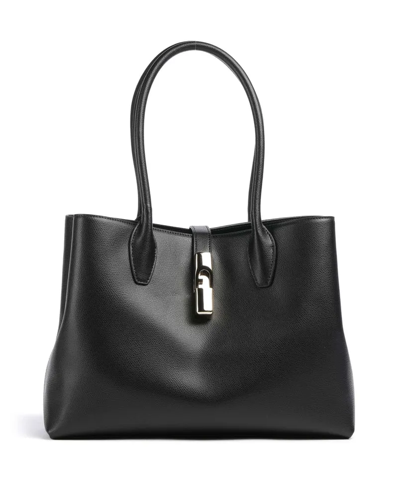 Furla Goccia M Shopper nero