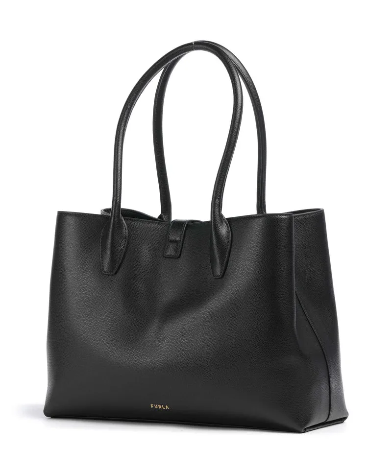 Furla Goccia M Shopper nero