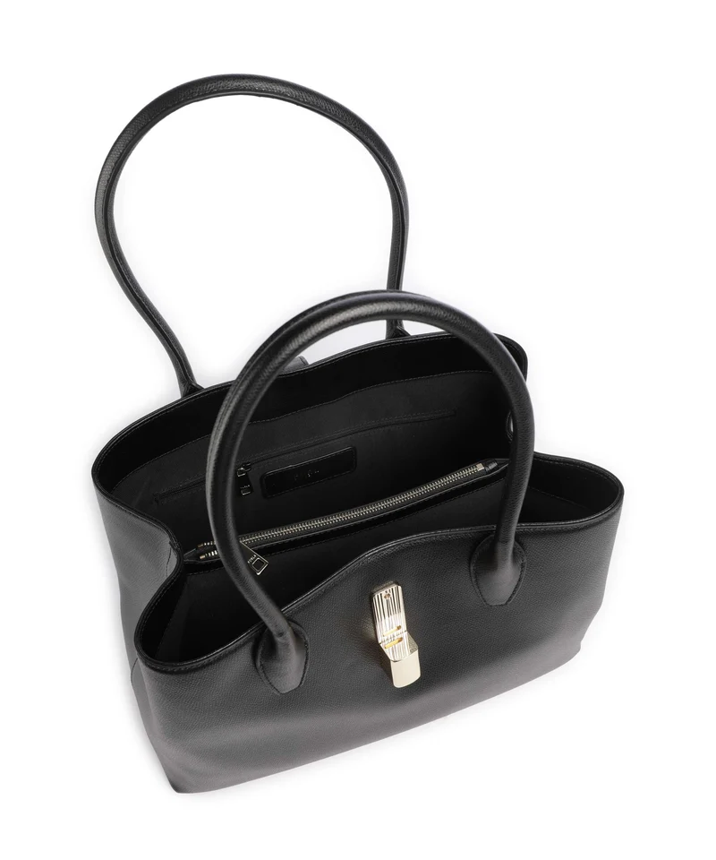 Furla Goccia M Shopper nero