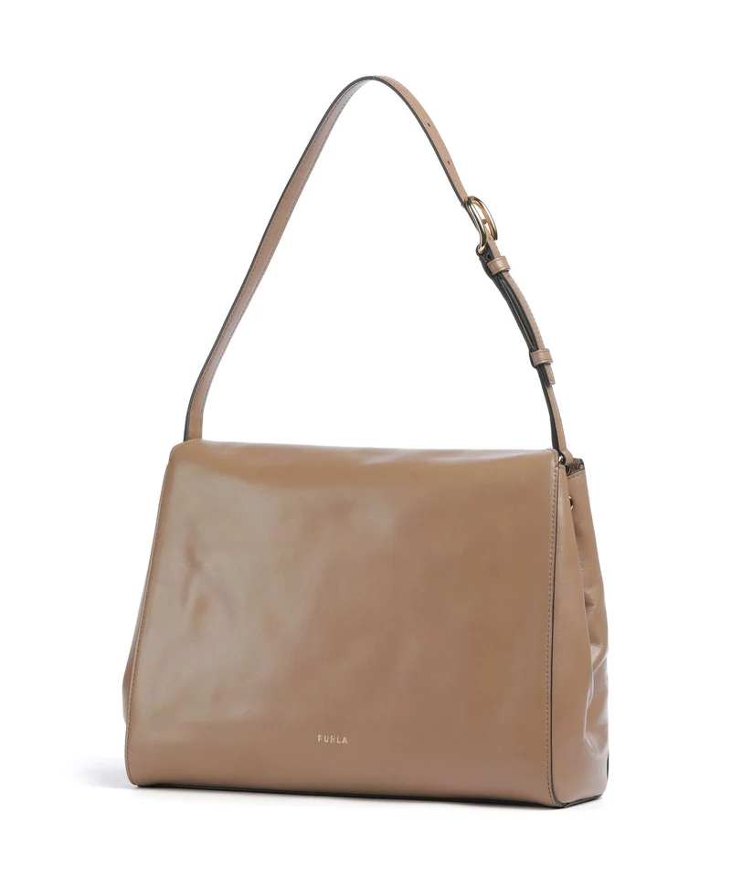 Furla Domus M Schultertasche toffee