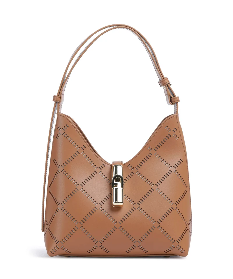 Furla Goccia S Beuteltasche brandy