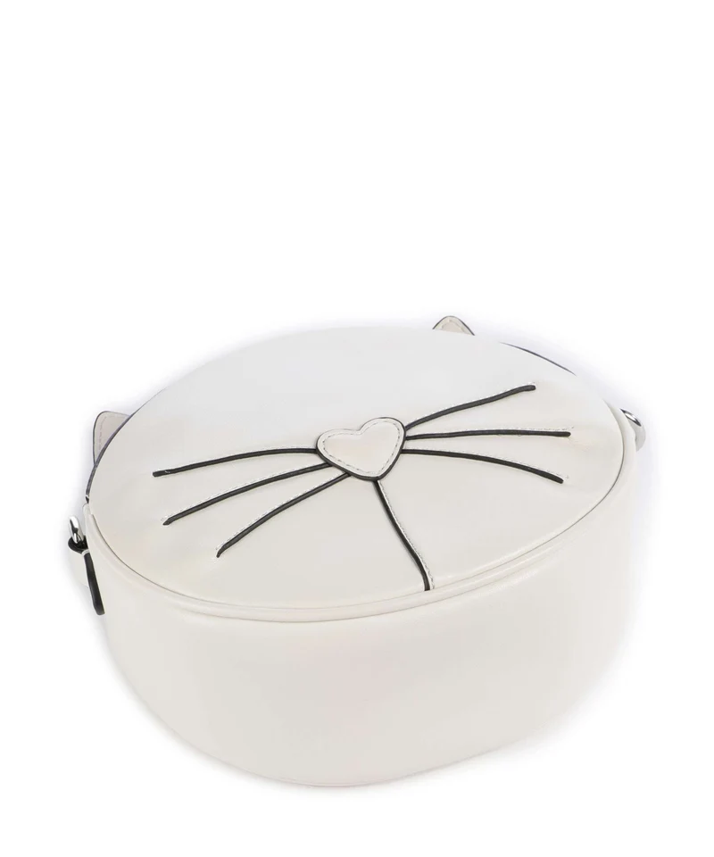 Karl Lagerfeld Ikon Chat Umhängetasche off white