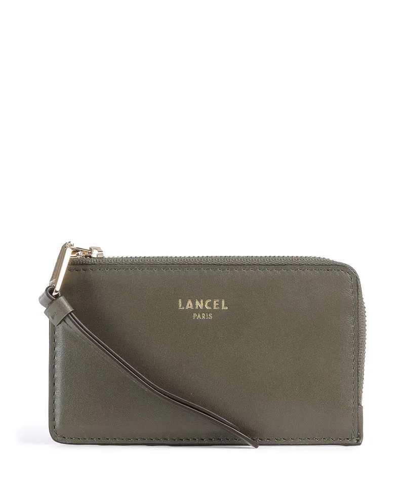 Lancel Origami Kreditkartenetui dark khaki