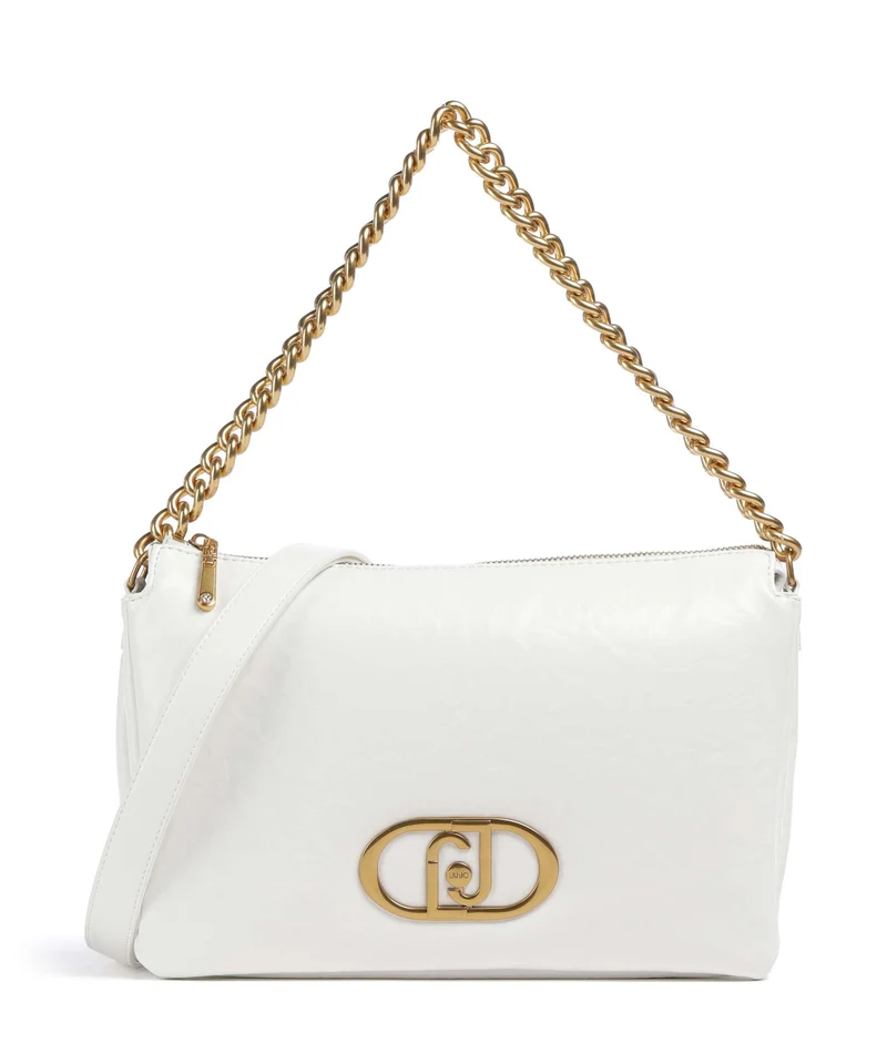 Liu Jo Lapuffy Schultertasche offwhite