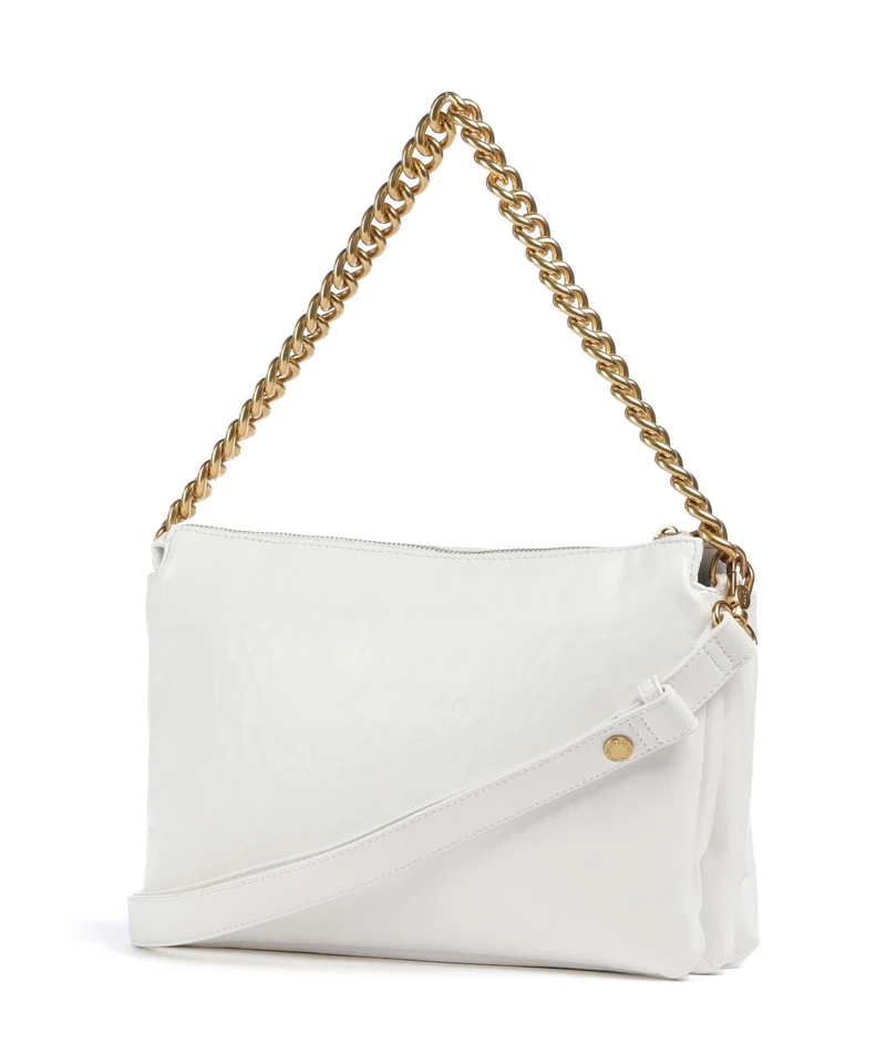 Liu Jo Lapuffy Schultertasche offwhite