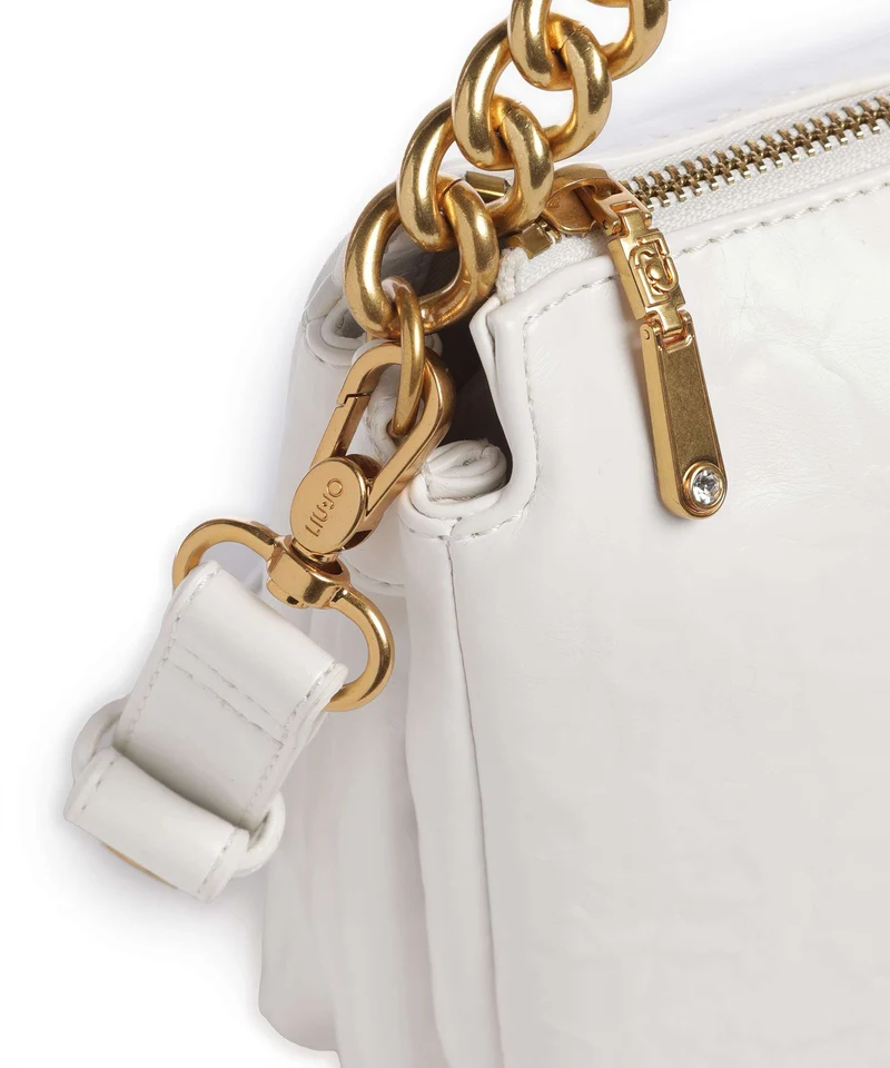 Liu Jo Lapuffy Schultertasche offwhite