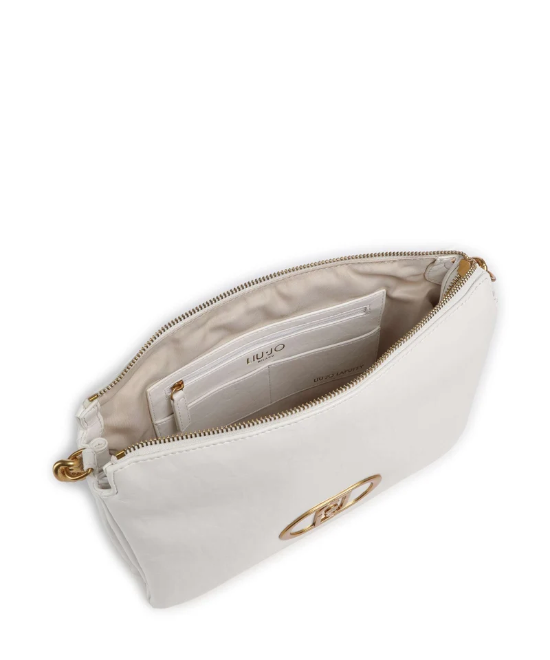Liu Jo Lapuffy Schultertasche offwhite
