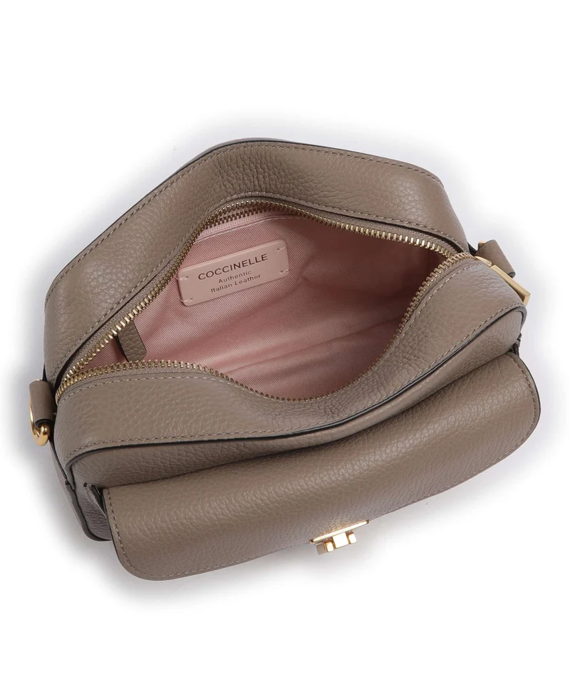 Coccinelle Beat Soft Ribbon Umhängetasche warm taupe