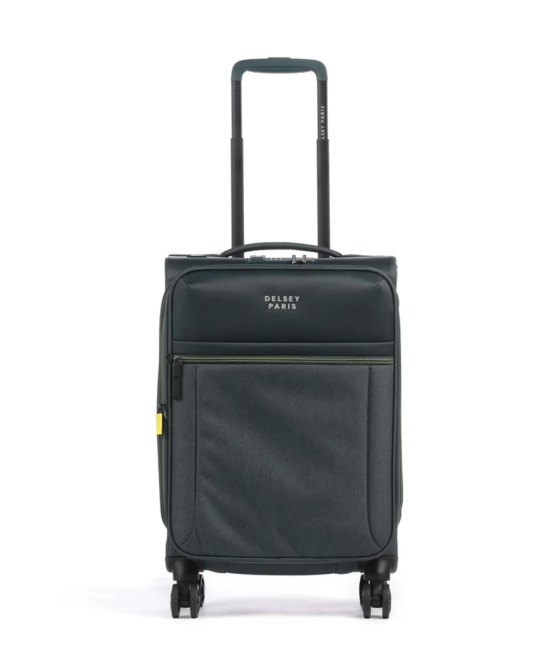 Delsey Paris Brochant 3 4-Rollen Trolley kieferngrün