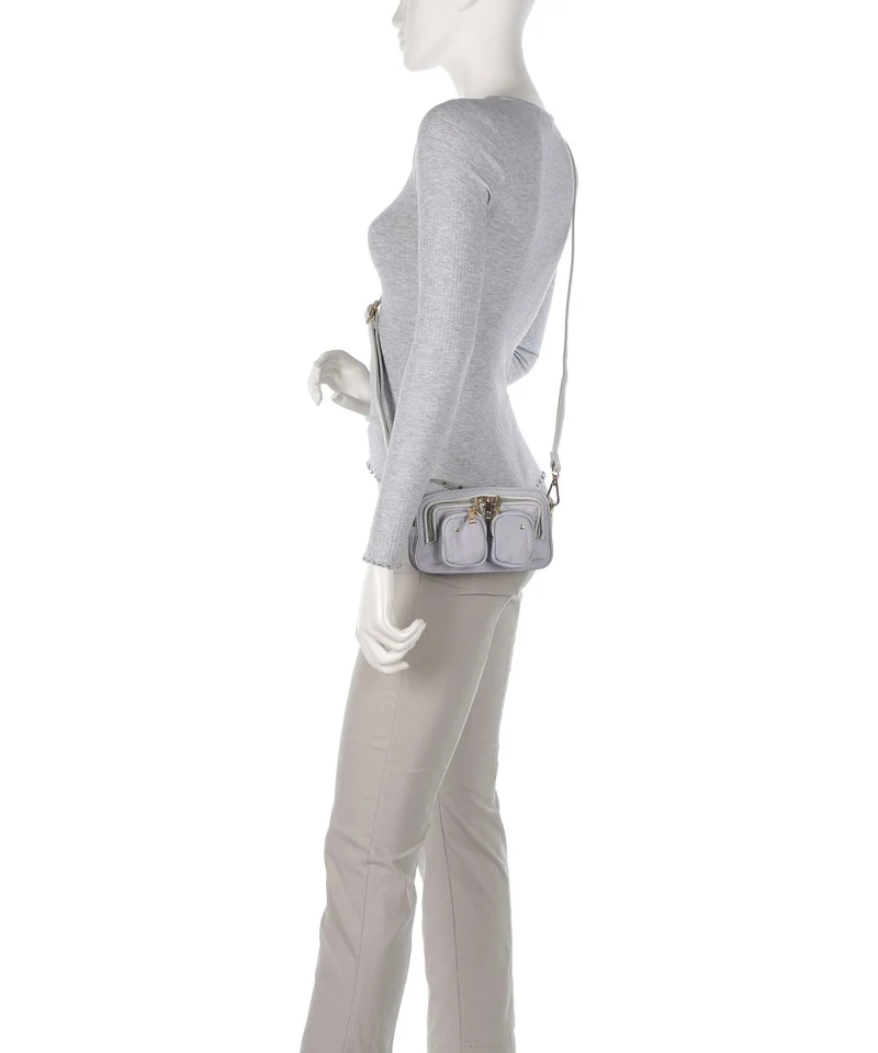 Núnoo Recycled Nylon Helena Umhängetasche light grey