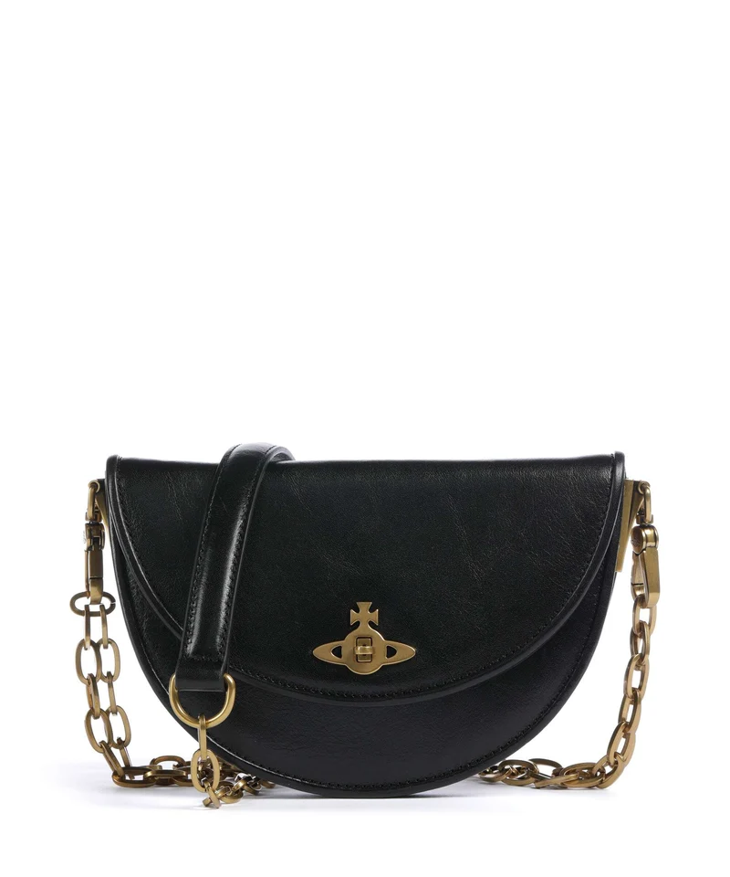 Vivienne Westwood Bonnie Polished Umhängetasche black